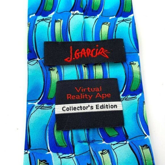 J.Garcia Silk Mens Necktie Virtual Reality Ape Collectors Edition Multicolor... - Picture 2 of 5
